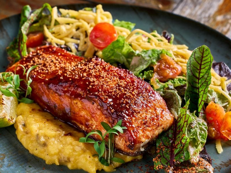 Salmón a la parrilla