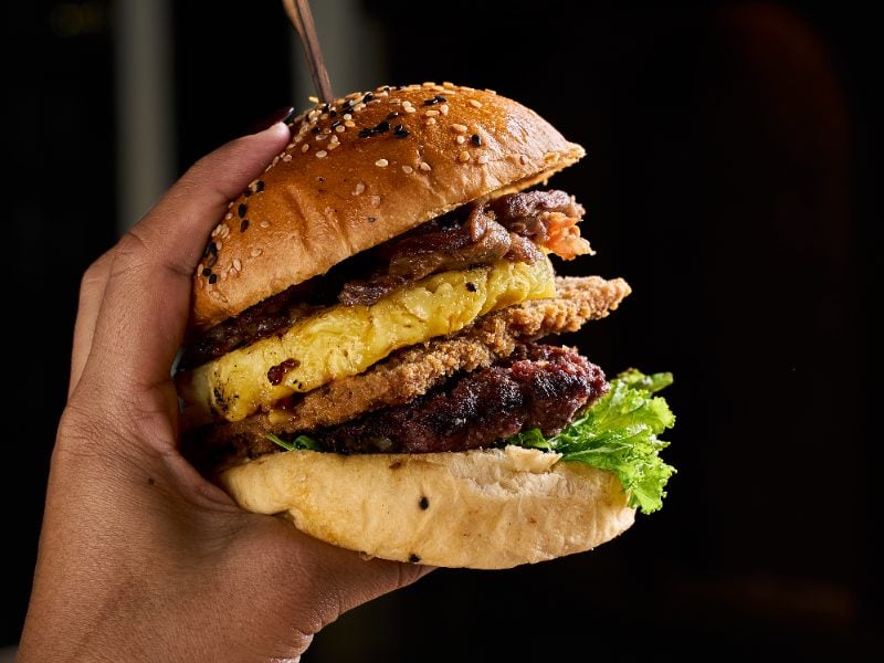 Hamburguesa al pastor